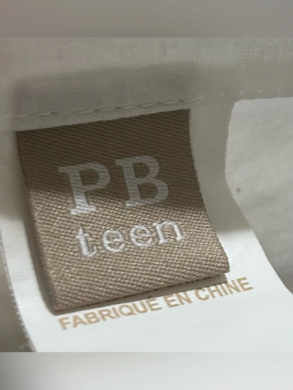 Pottery Barn Teen Pom Pom Bed Skirt Full size Gray 18